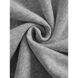 Women's Dental Assistant Graphic Print Crew Neck Sweatshirt - Teeth Leopard Pattern Casual Pullover, Relaxed Fit Fall & Spring Top, Machine Washable, Dental Assistant Gifts, No Stretch Fabric