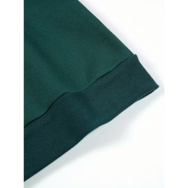 Women'S 2pcs Set, Women'S Casual Bow Print Design Crew Neck Sweatshirt and Leggings, Fall/ Winter