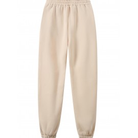 [Graphic Print Two Piece Set] Graphic Print Two Piece Set | Women's Crew Neck Sweatshirt & Pants Clothing