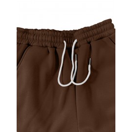 Autumn Winter New Arrival, Sunflower Creative Letter Print Hoodie Sweatshirt and Pants Two-Piece Set, Casual Style, with Pocket, for Women, Fall/Winter Collection, Graphic Design, Long Sleeve, Comfortable Fit, Perfect for Outdoor