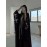 1pc Middle Eastern-Inspired Embroidered Scarf-Style Abaya Cardigan for Women - Solid Color Long Sleeve Loose Fit Breathable All-Season Versatile Muslim Bayan Elbiseleri