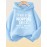 Women's Soft Lavender Funny Sarcastic Quote Hooded Sweatshirt - 