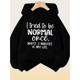 Women's Soft Lavender Funny Sarcastic Quote Hooded Sweatshirt - 